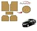 Auto Hub Anti Skid Curly Car Mats For Honda City i-Vtec - Beige RS.1199.00