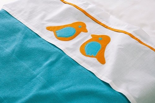 Jollein Sheet and Pillow Case (120 x 150 cm, Multicoloured)