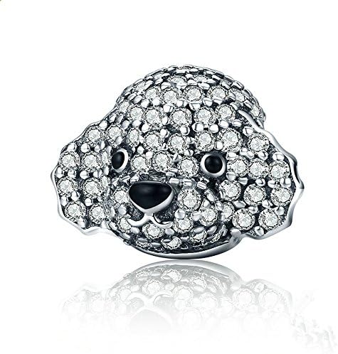 LQT - Unique Lucky Dog - 925 Sterling Silver Bead Charm