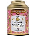 Sancha Tea Boutique, Ginger Masala Chai, Adrak Chai, 25 Pyramid Tea Bags, Premium Assam Blend, All Natural Spices Blend
