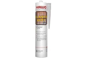KAWO ELASTOKITT Premium 1K Dichtkitt altweiss 310ml | Elastischer Fensterkitt auf Siloxanharzbasis zur Sanierung von Holzfenster | UV beständig, strapazierfähig, überstreichbar, lösemittelfrei