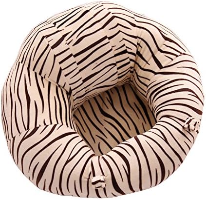 BAITER Baby Sit Me Up Chair Super Soft Stool Training Seat Kids Removable Plush Chair Cushion Sofa For Toddles Portable Baby Dinning Chair (khahi)
