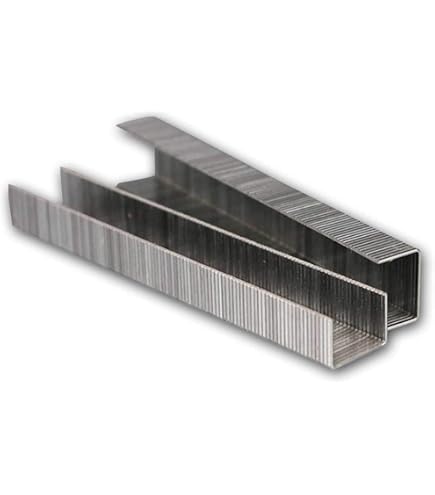 Morsetti Tipo 53 Per Pinzatrice – 8 Mm, 1000 Pezzi, Filo 0,75 Mm Per Legno, Tessuti E Tappezzeria, Compatibili Con Bosch Rapid Novu