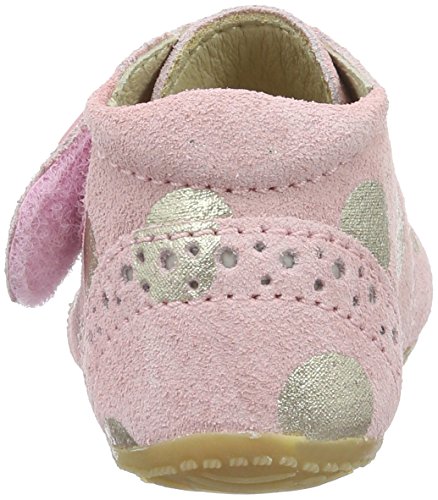 Living Kitzbühel Baby Mädchen Klett Leder mit Goldernen Punkten Lauflernschuhe - 2