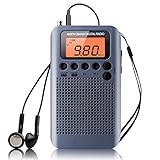 【 Más Función】: Diseño de interruptor de bloqueo para evitar operaciones accidentales. Con la pantalla LCD digital, puede leer los canales de AM / FM que está escuchando y ajustar la frecuencia fácilmente. Más funciones: temporización, despertador y memoria de apagado, etc.