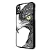Produktbild 001810 - Cool Beautiful Birds Of Prey Eagle Yellow Eyes Bird Watching Design iphone X 5.8" Hülle Fashion Trend Case Back Cover Metall und Kunststoff - Schwarz