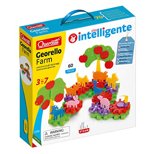 Quercetti - 13/2334 - Constructions - Jeu D'Engrenage Et Construction