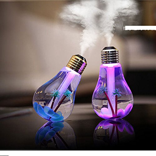 DOXUNGO Luftbefeuchter USB Luftbefeuchter Sieben Farbwechsel Im Winter zu Hause Retro Mini Luftbefeuchter - 7