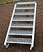 Produktbild Stahltreppe Aussentreppe Wangentreppe verzinkt 7 Stufen GH 100-140 cm 7-180-Z