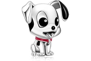 H.ZHENYUE Jewelry Animal Charms for Women Lucky fit Bracelet Necklace for Woman Girls,925 Sterling Silver Pendant Beads,Happy Birthday Christmas Halloween Valentine's Day Gifts