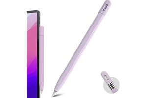 BEAUDOM Custodia in silicone per Apple Pencil USB-C Antiscivolo Case Compatibile con Apple Pencil USB-C (Lavanda)