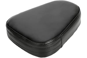 Coussin de Siège Moto, CICMOD Universal Sissy Bar Dossier Coussin Pad pour Harley Honda Kawasaki Suzuki Yamaha-Noir