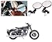 Auto Pearl Premium Quality 1 Pair Set of 2 pcs. Adjustable Motorcycle & Scooty Rearview Mirrors Round Handle Bar End Mirror For - Royal Enfield Bullet 500 RS.798.00