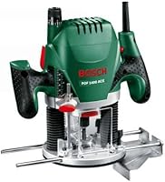 Bosch DIY Oberfr&auml;se POF 1400 ACE, 3 x Spannzange, Fr&auml;ser, Parallelanschlag, Absaugadapter, Karton (1400 W)