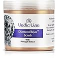 Vedicline Diamond Tejas Scrub, Eliminate Dirt & Impurities, Dead Skin With Diamond Bhasma And Mica For Soft Skin,100ml