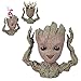 Produktbild AOLVO Groot, Pflanztopf Blumentopf Groot Cartoon Blumentopf mit Loch Baby Action Figuren Guardians of The Galaxy Stifthalter personalisierbar Blumentöpfe a (B)