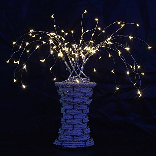 Morecoo Led Lichterkette Batteriehalter, 9.8ft/3M 60er Lichterkette für Neujahr Dekoration, Festlich, Hochzeiten, Geburtstag, party usw.. (warm weiß) - 6