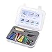 Produktbild Onerbuy Stoff Bias Tape Maker Kit Nähen Quilting Tools 6mm 12mm 18mm 25mm, Awl und verstellbare Binder Fuß, Kugel Pins mit Aufbewahrungsbox