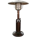 Dbtxwd Tabletop Gas Patio Heater, Portable Outdoor Stainless Steel Home Burner, Propane Or Butane Gas Bottle Low Energy, for 