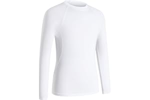 HYCOPROT Camiseta de Compresión para Niños Camisetas Interior Deportiva Camiseta de Capa Base Camiseta Transpirable de Secado Rápido