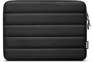 TECOOL Funda Portátil 16 Pulgadas para Macbook Pro 16 M4 M3 M2 M1 2024 2023, 16" Lenovo Ideapad Thinkpad HP DELL Acer Chromebook Laptop, 16" Notebook Protectora Funda Ordenador Bolsa Blanda, Negro