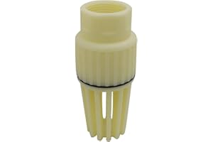 OEMCLIMA Clapet pied clapet anti retour avec crepine 1/2 3/4 1 1-1/4 1-1/2 2 3 4 pouce clapet antiretour pvc filtre piscine pompe aspiration (2 pouce)