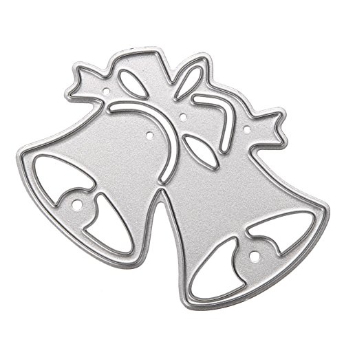Amazingdeal365 2 PCS Schelle Metall Form Schablonen Schneiden DIY Dekor Sammelalbum Karten Buchzeichen Lesezeichen als Geschenk für Freunde Geburtstag Kinder,Kindergarten Hobby Schule Handarbeit Unterricht usw. Ein tolles Geschenk! (Meerjungfrau)