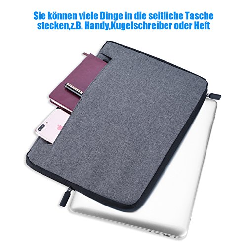 Macbook Tasche  TOPELEK 14 Zoll Laptop Laptoptasche H  lle Computer-Tasche Sleeve Laptop-Tasche Filz Sleeve H  lle Wasserdichte F  r Tragbare Computer