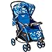 Produktbild Kinderwagen, multifunktionaler stoßdämpfender Schaukelstuhl, leichtes klappbares Vierrad, Winter- und Sommerwagen, Stahlrohrrahmen ( Color : Blue )