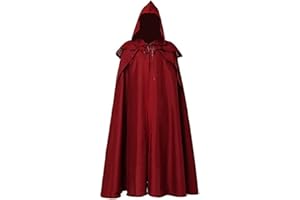 COSDREAMER Men Costume Cloak Witch Cloak Renaissance Medieval Cape