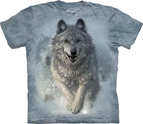 The Mountain Girls' Snow Plow Kids Tee T-Shirt, Blue, L