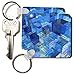 Price comparison product image 3dRose Boxes of Blue 3D semi transparent boxes of blue with computer motherboard - Key Chains, 2.25 x 4.5 inches, set of 2 (kc_20475_1)