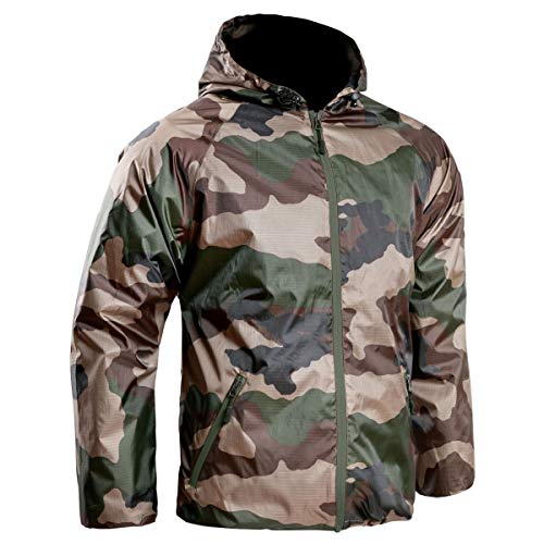 Veste de pluie membrané Ultra-Light Camo CE - TOE - XL - Multicolore