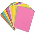 JKG® 220gsm A4 Card Paper - Coloured Card Paper | Kids Kraft Paper | Printer & Drawing Card | DIY Xmas Coloured Craft for Kids Arts | Assorted Colours (15 Cards)