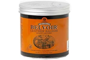 WILLIAM HUNTER EQUESTRIAN Belvoir Intensiv pflegender Lederbalsam, 500ml - Spezielle Zusammensetzung aus Bienenwachs und Lanolin