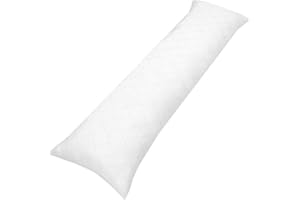 TOTSY BABY Poduszka do spania bocznego 145 x 40 cm poduszka do spania - poduszka do ciała poduszka do spania bocznego komfortowa poduszka dla dorosłych biała