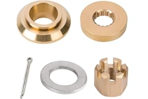 Boatman Kit di montaggio per elica fuoribordo Yamaha 60-130 HP (rondella di spinta/spazio/rondella/dado/coppiglia)