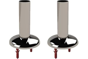 IDEAL EICHENWALD well2wellness® Poolleiter NCL - Flanschbefestigung aus Edelstahl V2A Ø43mm (Paar) / Modell 66 (663322)