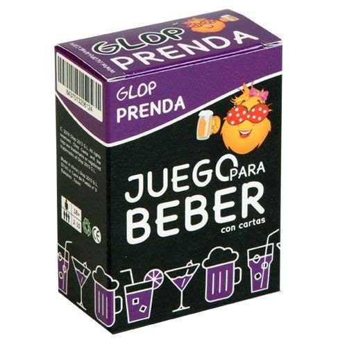 Glop Prenda - Juego para Beber de Prendas - Juego de Cartas para Fiestas - Juego para Beber con 100 Cartas Diferentes