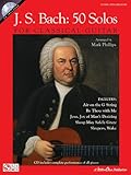 J.S. Bach: 50 Solos For Classical Guitar. Partitions, CD pour Guitare, Tablature Guitare, Guitare Classique