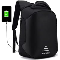 Fur Jaden Anti Theft Backpack with USB Charging Port 15.6 Inch Laptop Bagpack Waterproof Casual Unisex Bag for School…