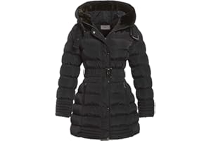 SS7 Women's Padded Fur Hood Winter Parka Coat, Sizes 8 to 16