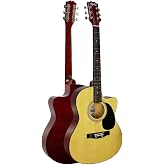 Midex RG-540NT Kaliteli Kesik Kasa 40 İn&ccedil; Akustik Gitar Seti 4/4 Yetişkin