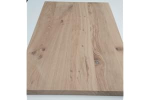 MARTIN WEDDELING 3 cm starke Bretter Wildeiche Asteiche massiv, Holzbretter, Tischplatten. 10-150cm. (20x20cm)