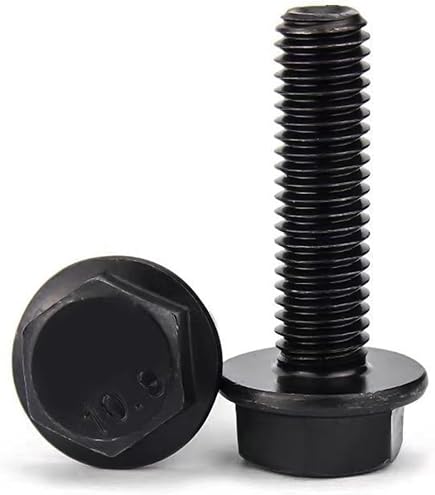 Bulloni M6 X 12 Mm In Acciaio Inossidabile 304 - Set Da 20 Pezzi, Testa Esagonale Flangiata, Per Fai-da-te E Montaggi