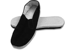 Shoes8teen Men's Martial Art Kung Fu Tai Chi Rubber Sole Canvas Shoes