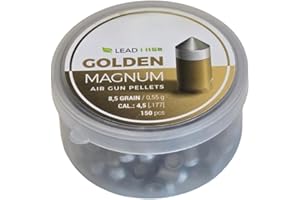 ARMERIAONLINE SINCE 1999 GOLDEN MAGNUM 150 PALLINI 4 5 4.5 45 MM PIOMBINI PER pistola carabina carabine ARIA COMPRESSA GAS CO2 PALLINI