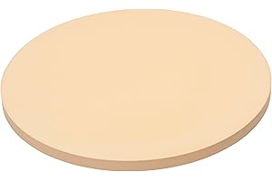 BBQNOVATION Pierre à pizza XL en cordiérite Ø 38 cm et épaisseur 2 cm