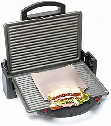 JIASTONE 5 Pcs Non Stick Reusable Toaster Bags Heat Resistant Bread Bag Sandwich Bags Toast Microwave Heating Pastry Food Bags