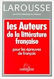 Les auteurs de la littérature française